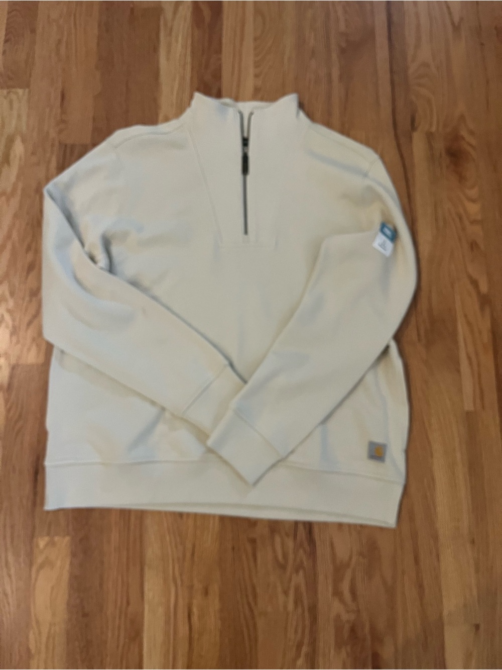 Carhartt Women's Cream Half-Zip Pullover